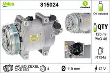 Compresseur, climatisation VALEO ORIGINS TECHNOLOGIE D'ORIGINE