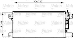 Condenseur / Radiateur de climatisation