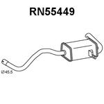 Silencieux arriere