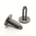 Clip de recouvrement latéral gris à dents fines
