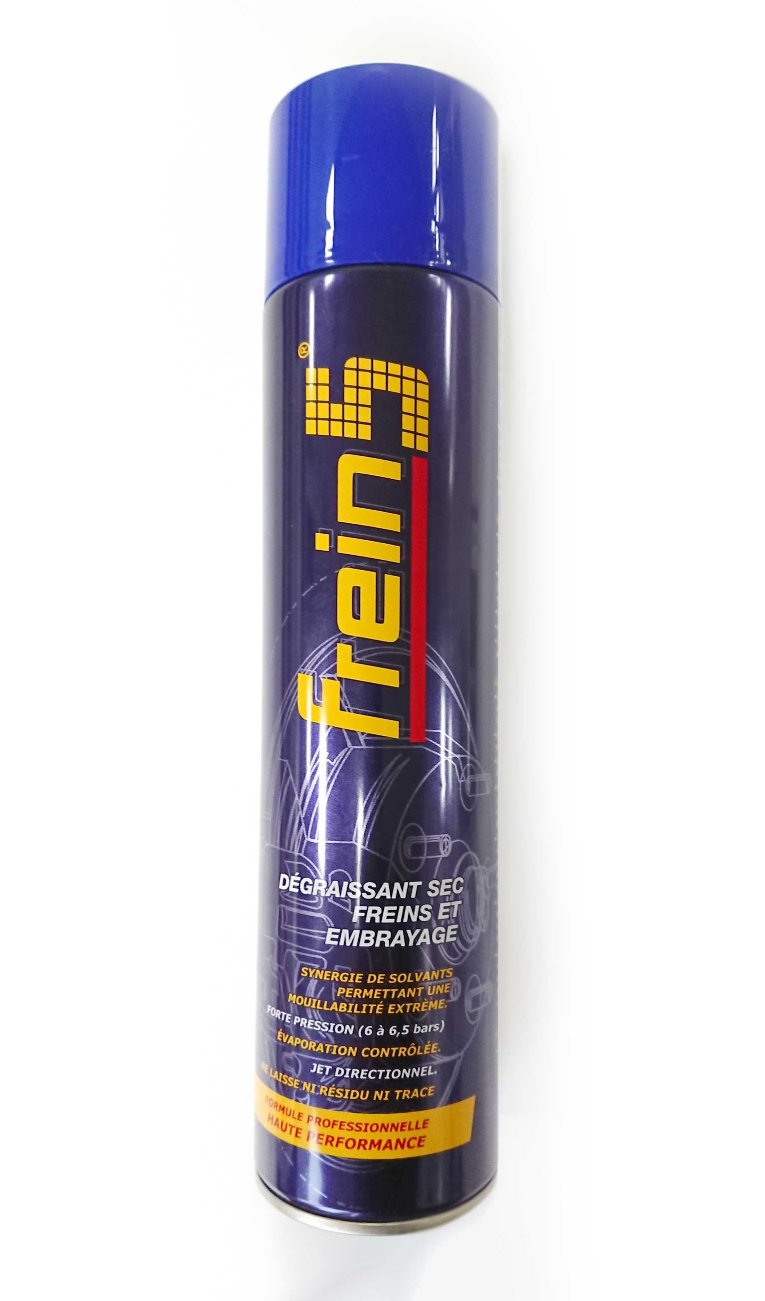FREIN 5 - Nettoyant dégraissant freins et embrayage, professionnel pour auto et moto - 600ml -