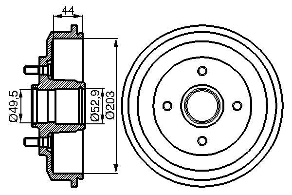 Tambour de frein   0 986 477 102