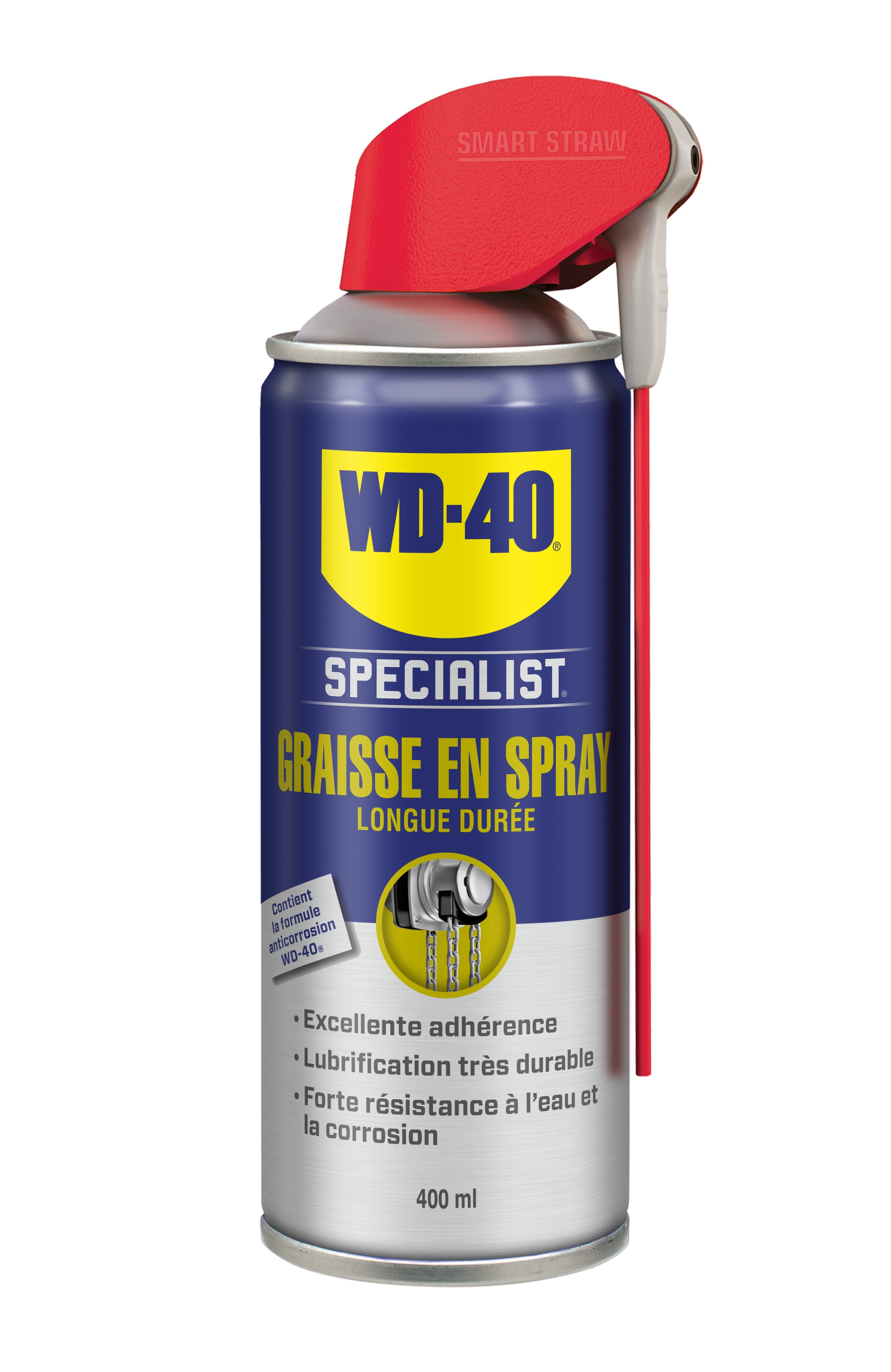   - Graisse en spray longue durée système professionnel - aérosol de 400ml - 33217