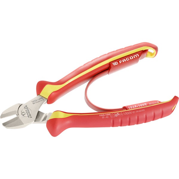 FACOM - Pince coupante diagonale haute performance 160mm isolée 1000 volts -