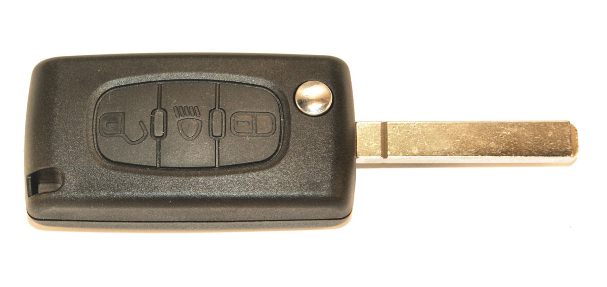 Coque de clé adaptable pour Peugeot 107, Peugeot 207, Peugeot 307, Peugeot 308 Klemax référence: