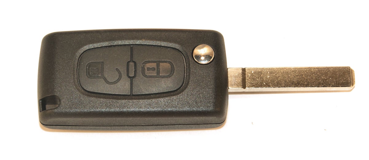 Coque de clé adaptable pour Peugeot 107, Peugeot 207, ou Peugeot 307 Klemax référence: